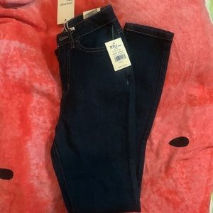 High rise skinny jeans